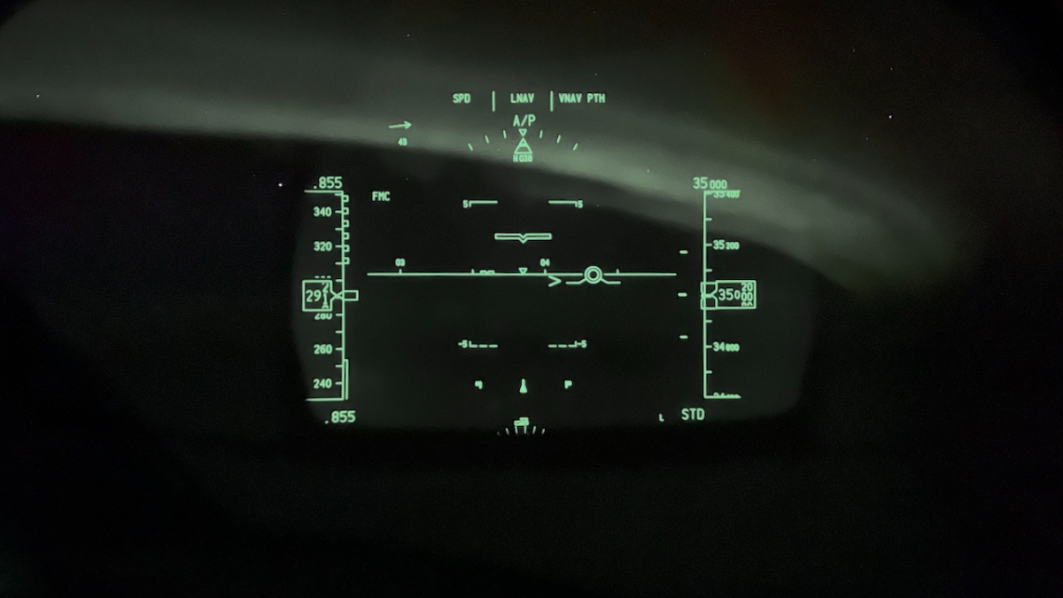 Vanuit de cockpit
